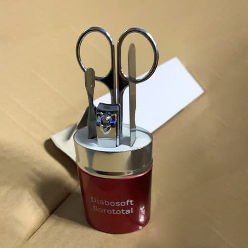 Aluminum Tube 6-Piece Manicure Tool Set